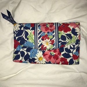 Vera Bradley Trifold Wallet w/ Shoulder Strap